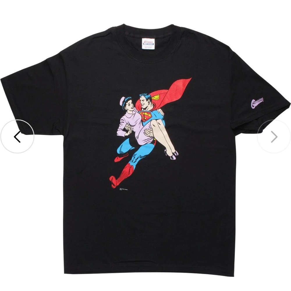 DC Comics Black Superman Graphic Tee-Shirt